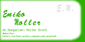 eniko moller business card